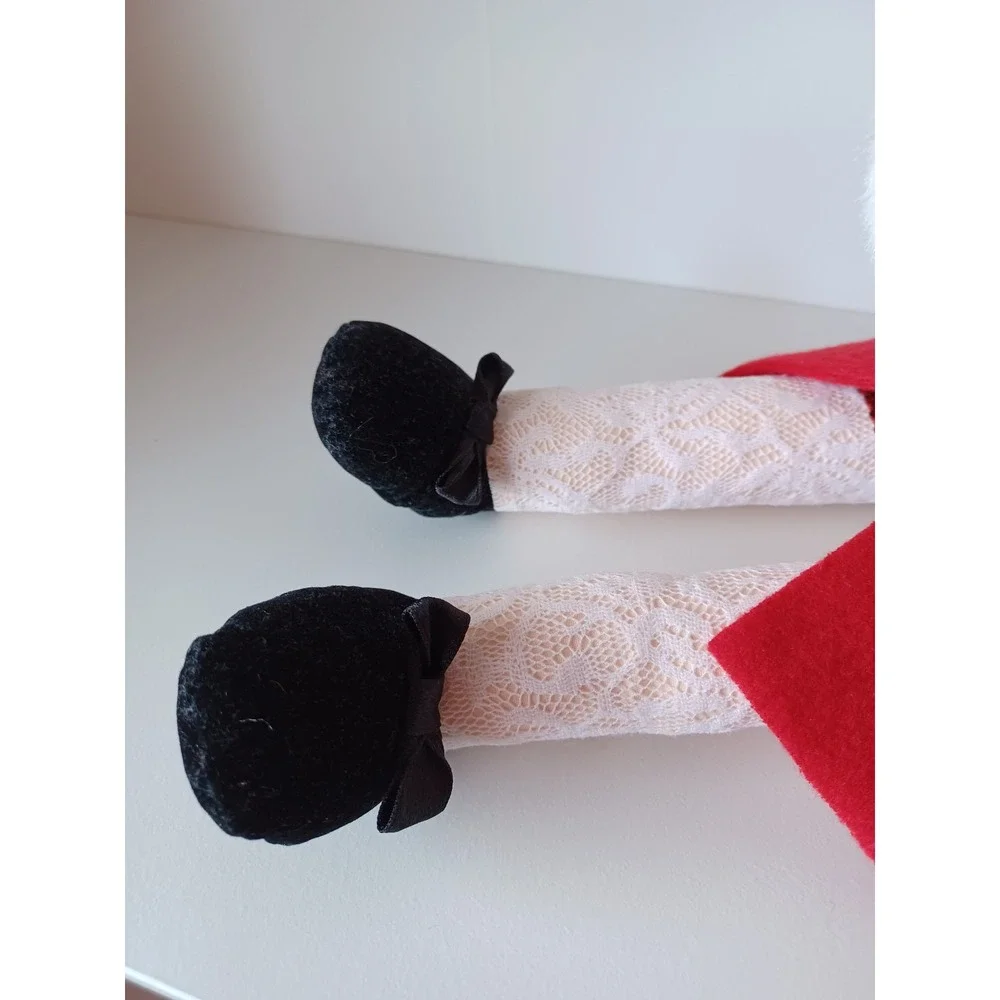 Vintage Christmas Holiday Madeline Plush Doll Toy Stuffed Collectible